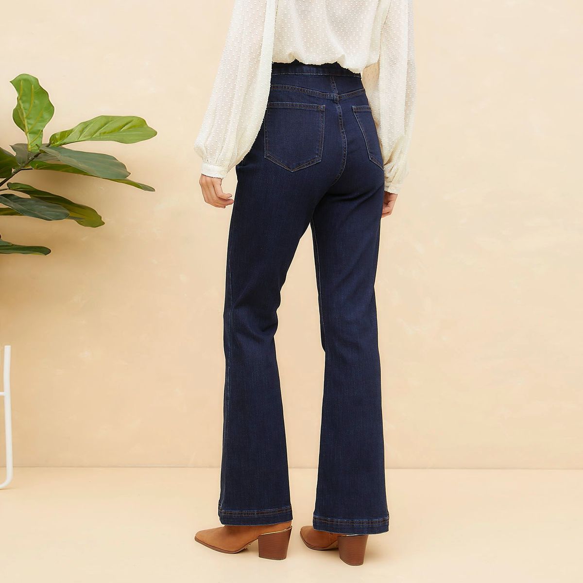 ELLE - Jean Flare Algodón Mujer University Club