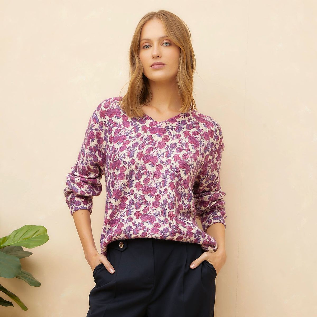 ELLE - Chompa Casual Mujer Elle