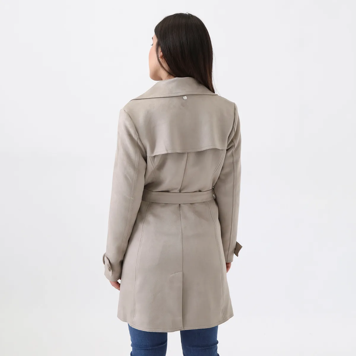 ELLE - Abrigo Casual Mujer Elle