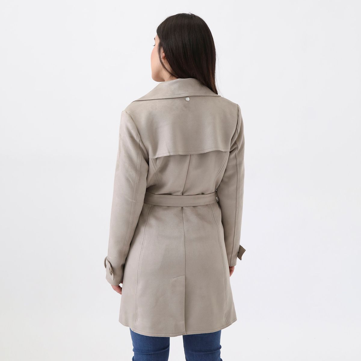 ELLE - Abrigo Casual Mujer Elle