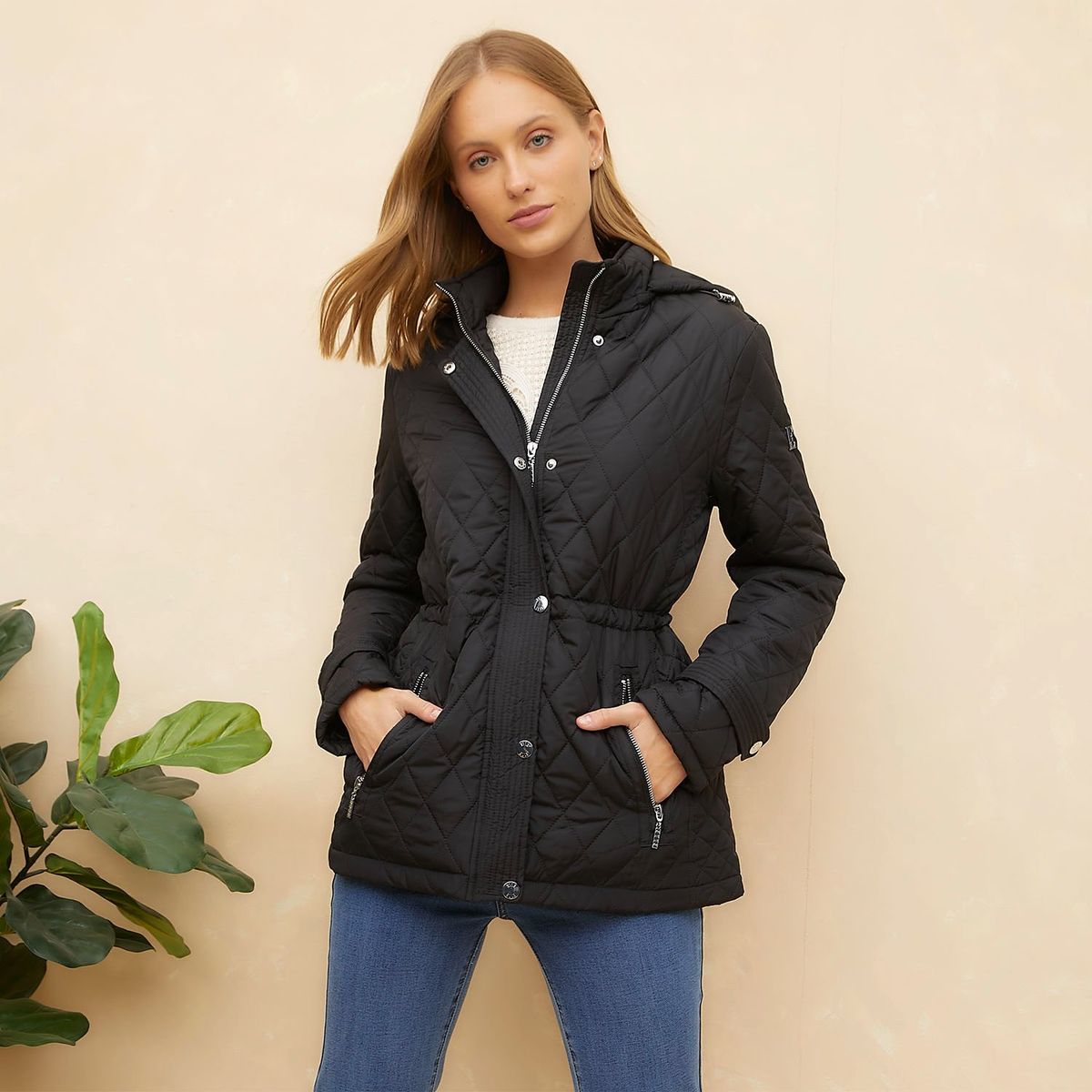 ELLE - Casaca Casual Mujer Elle