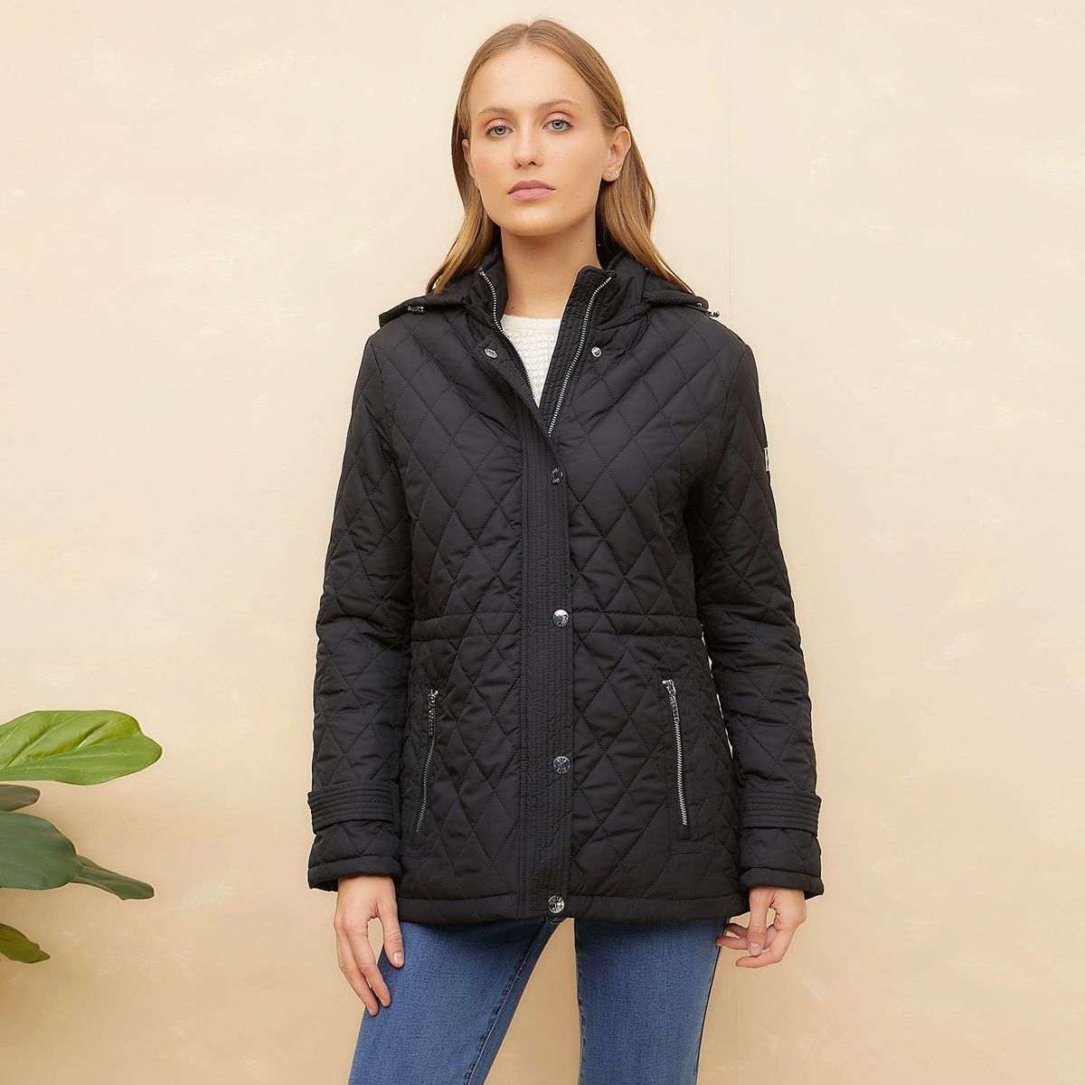 ELLE - Casaca Casual Mujer Elle