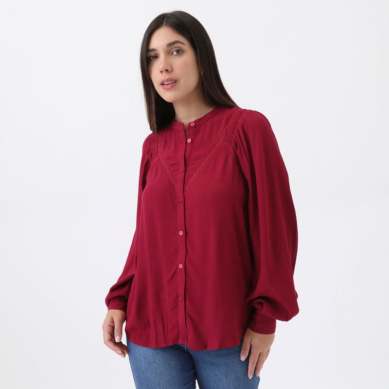 ELLE - Blusa Casual Mujer Elle