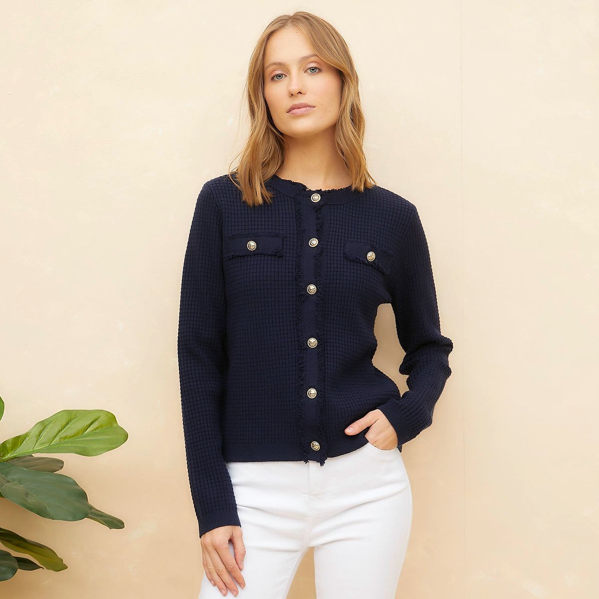 ELLE - Chompa Casual Mujer Elle