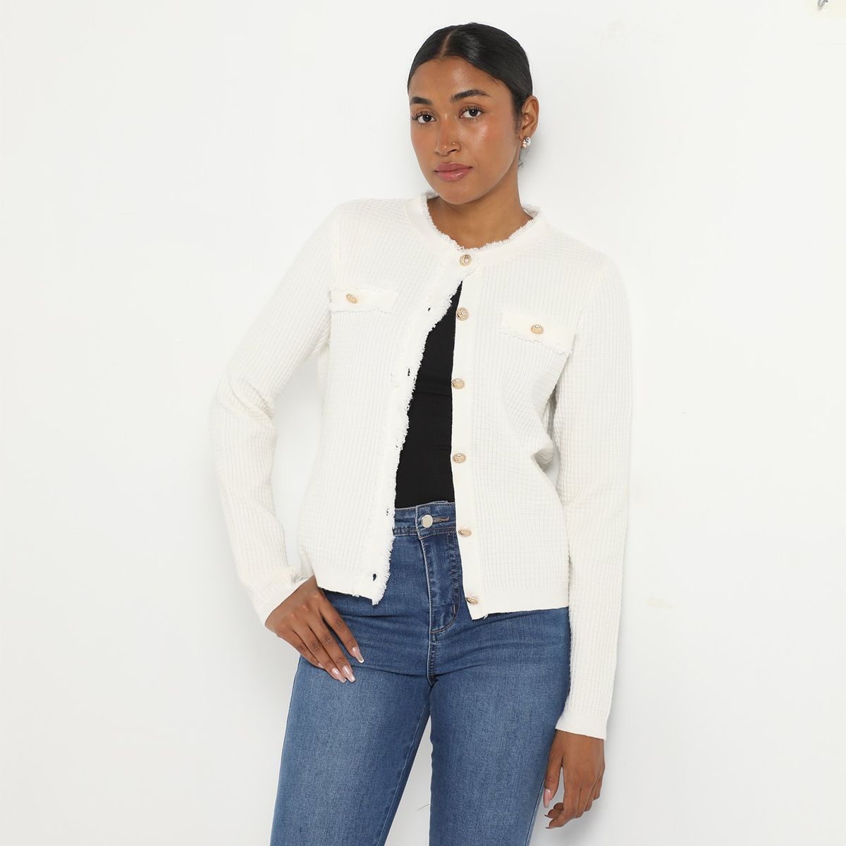 ELLE - Chompa Casual Mujer Elle