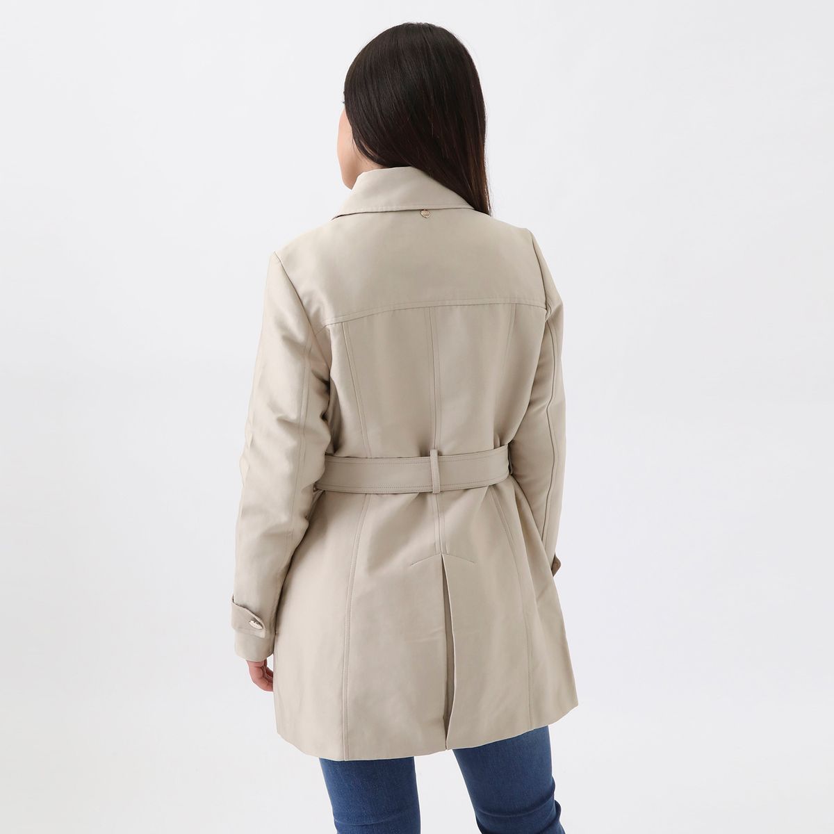 ELLE - Abrigo Casual Mujer Elle