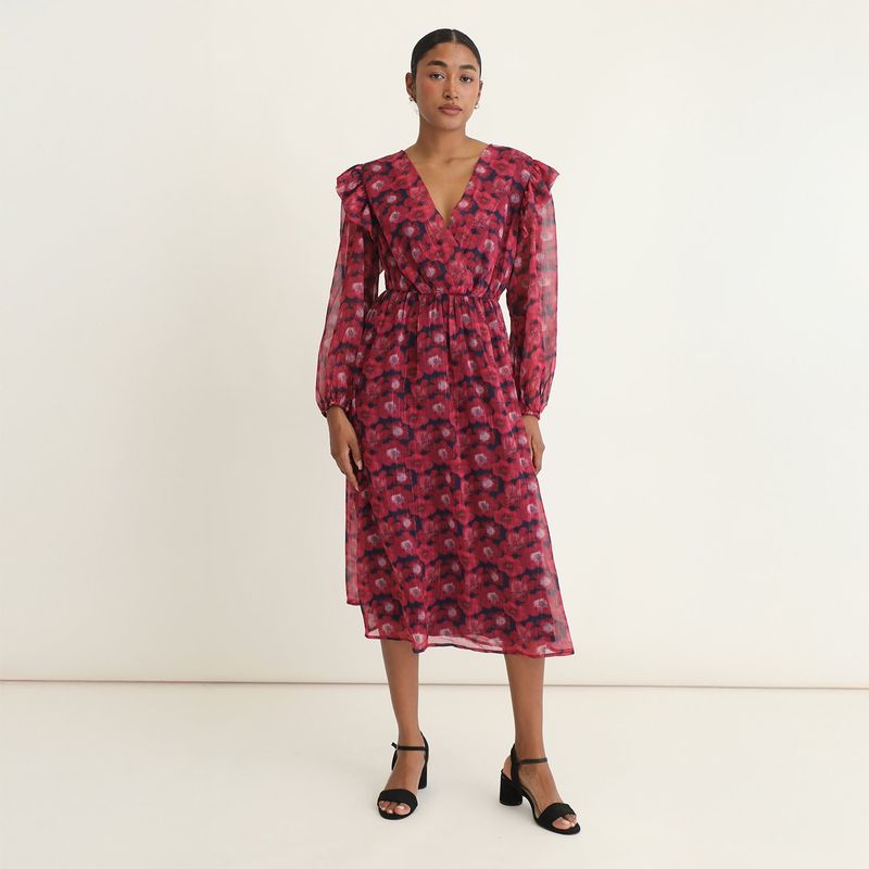 ELLE - Vestido Largo Casual Mujer Elle