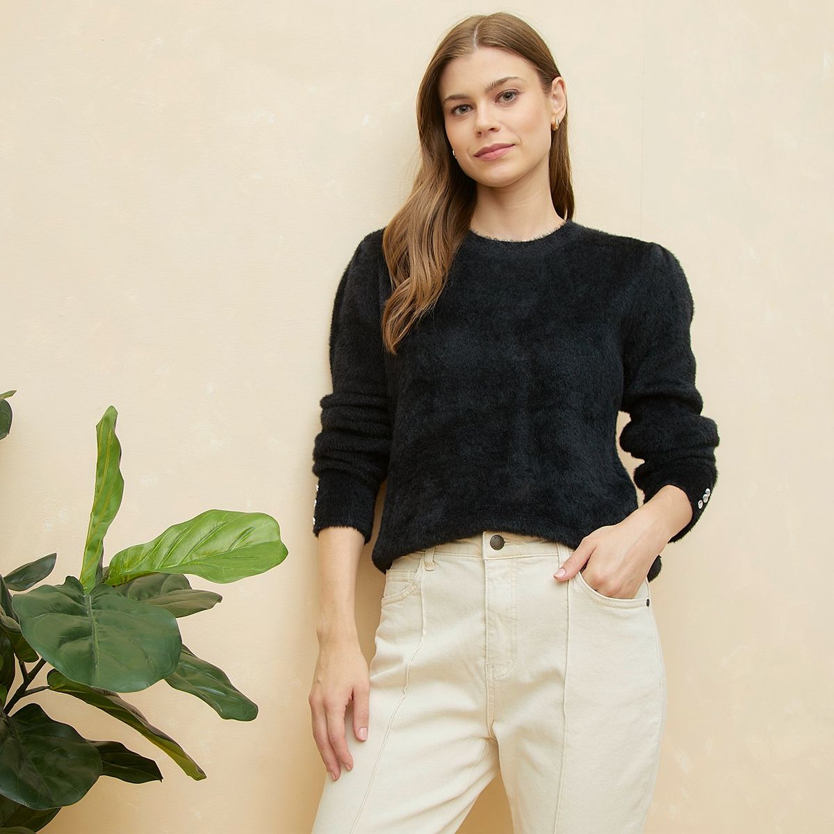 ELLE - Chompa Casual Mujer Elle