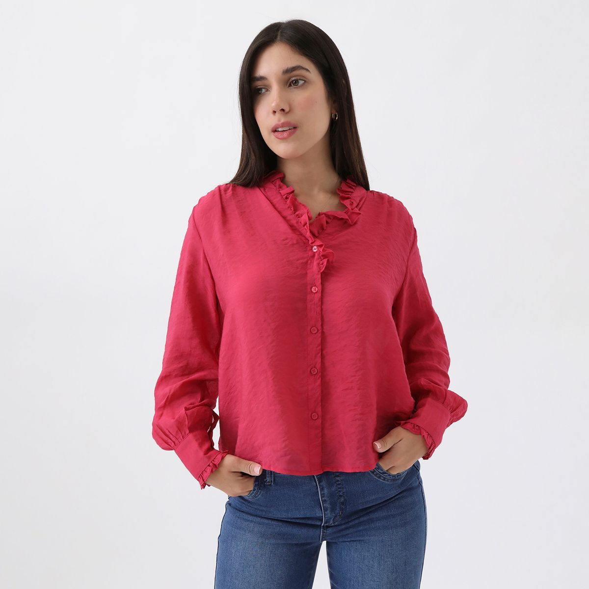 ELLE - Blusa Casual Mujer Elle
