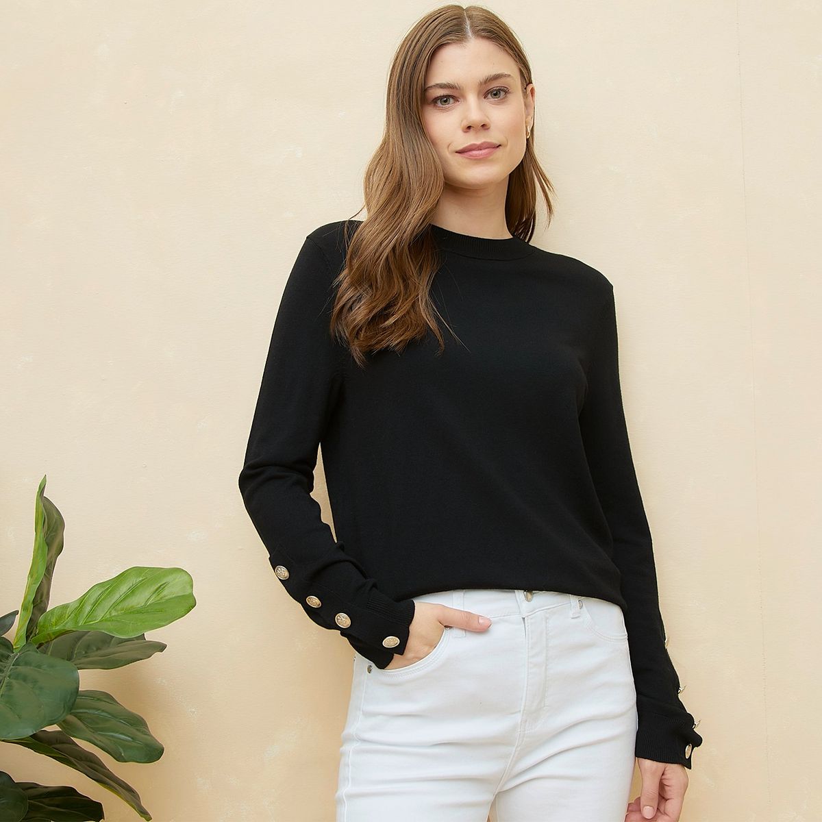 ELLE - Chompa Casual Mujer Elle