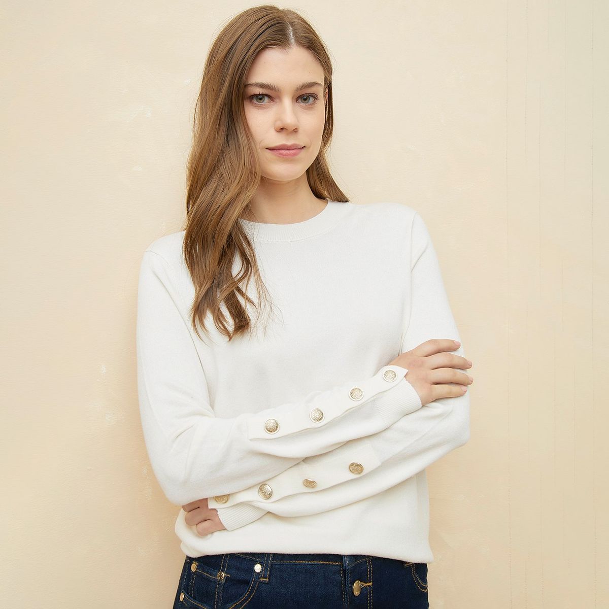 ELLE - Chompa Casual Mujer Elle