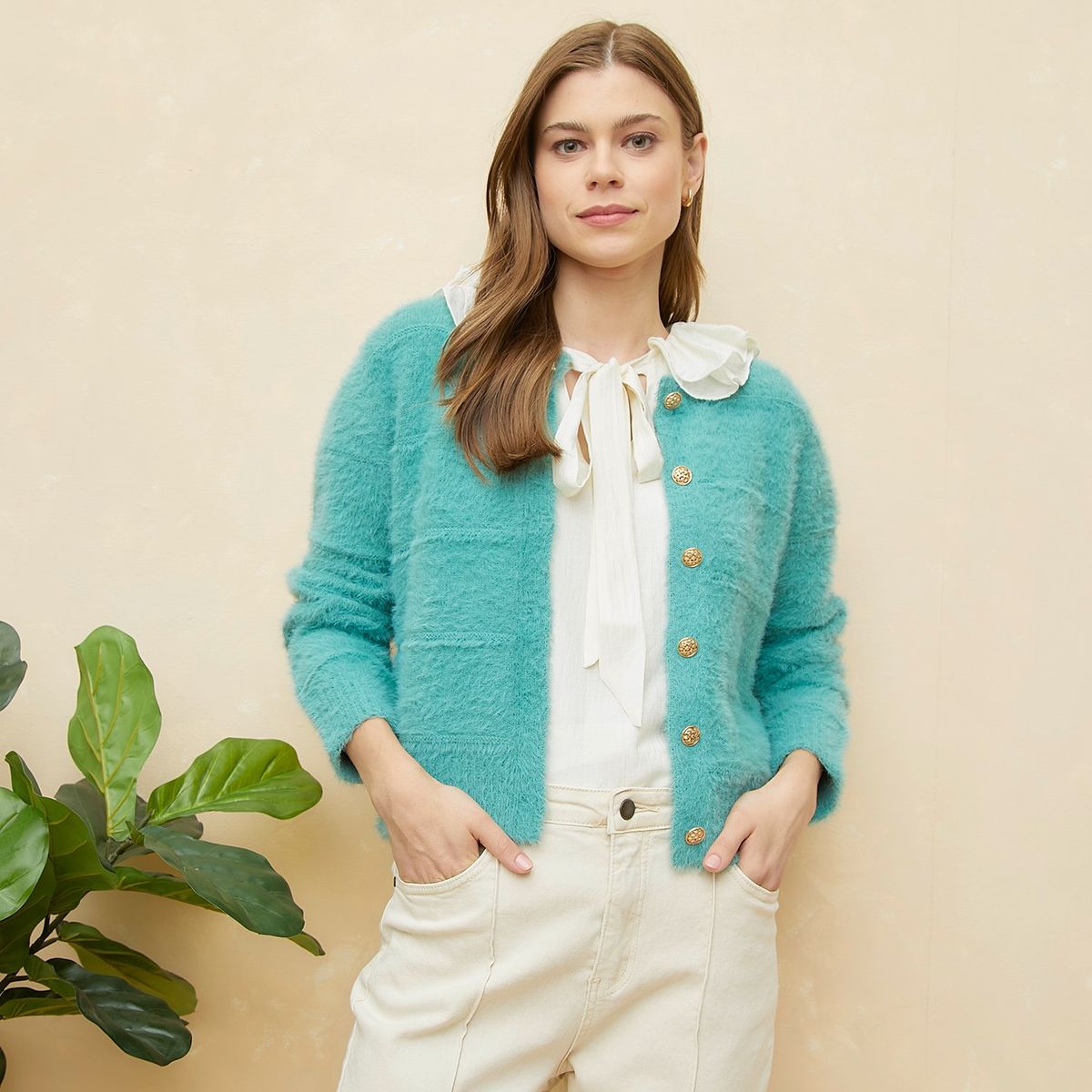 ELLE - Chompa Casual Mujer Elle