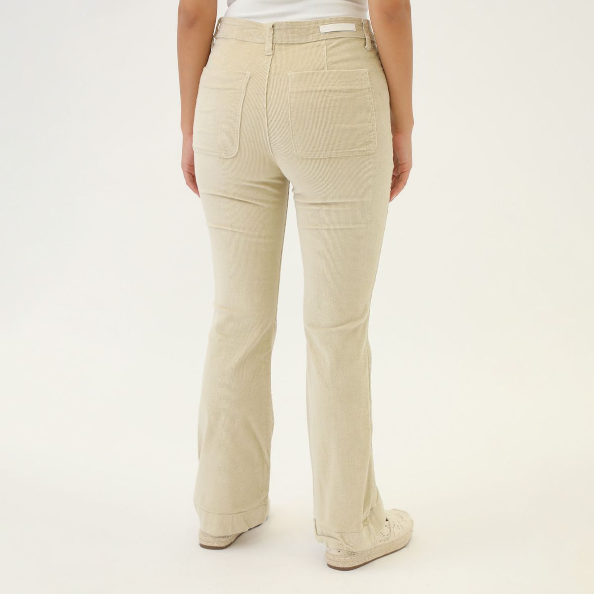 ELLE - Pantalón Flare Casual Mujer Elle