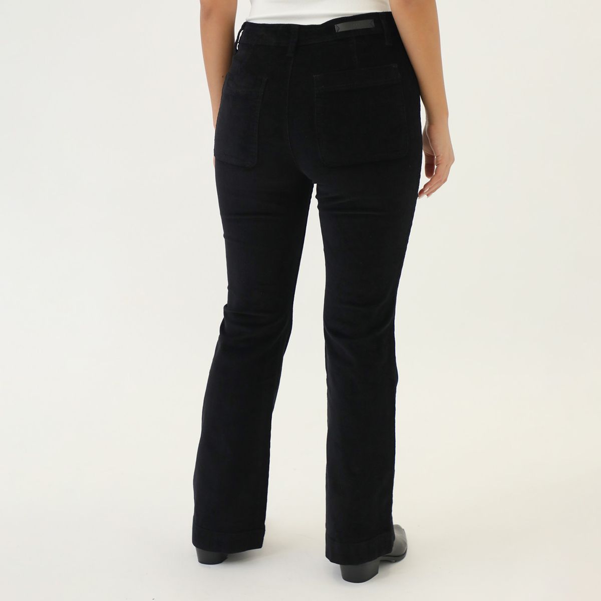 ELLE - Pantalón Flare Casual Mujer Elle