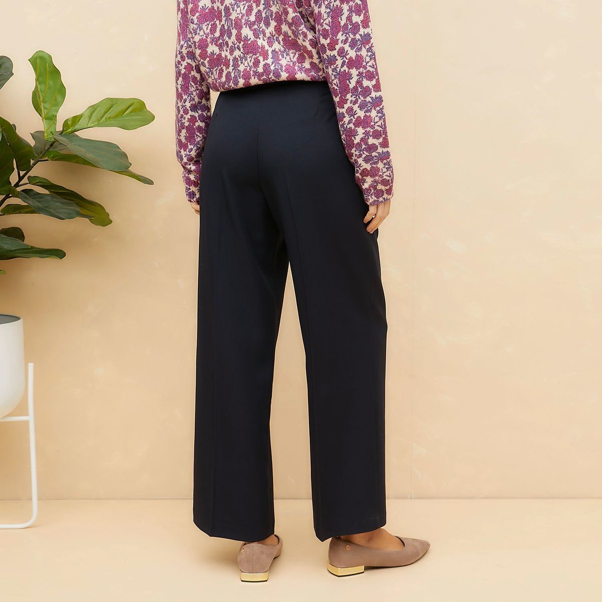 ELLE - Pantalón Casual Mujer Elle
