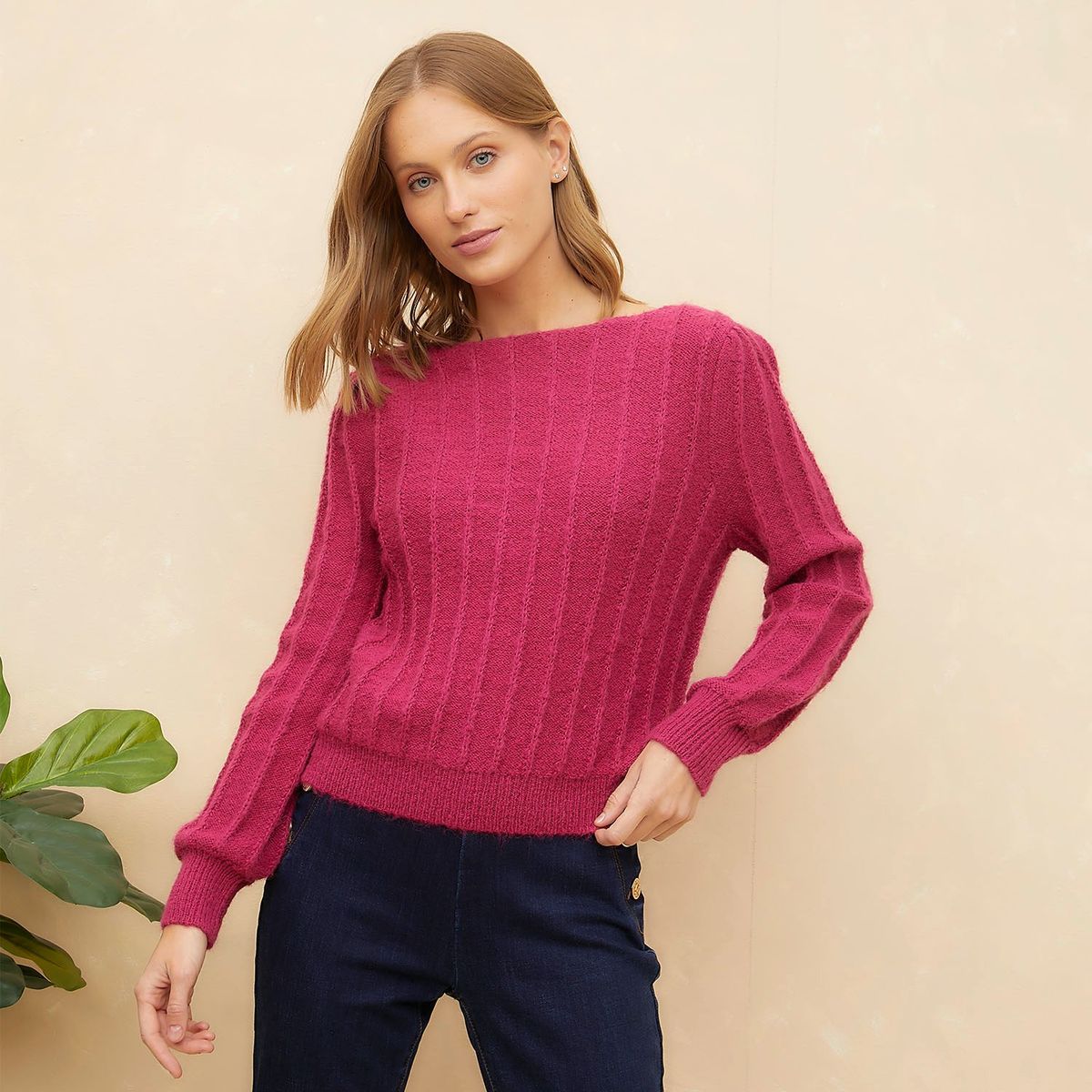 ELLE - Chompa Casual Mujer Elle