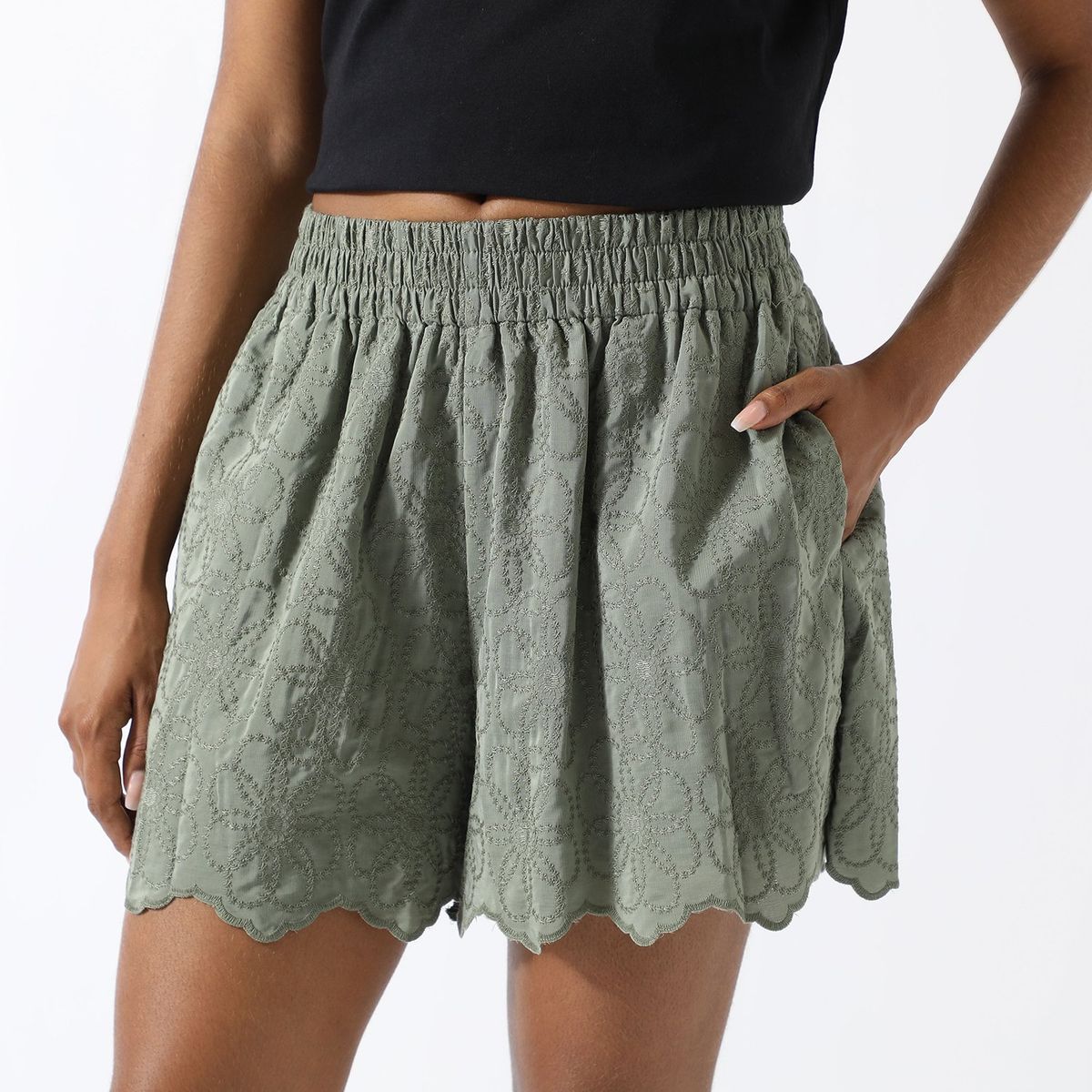 UNIVERSITY CLUB - Short 100% Algodón Mujer University Club