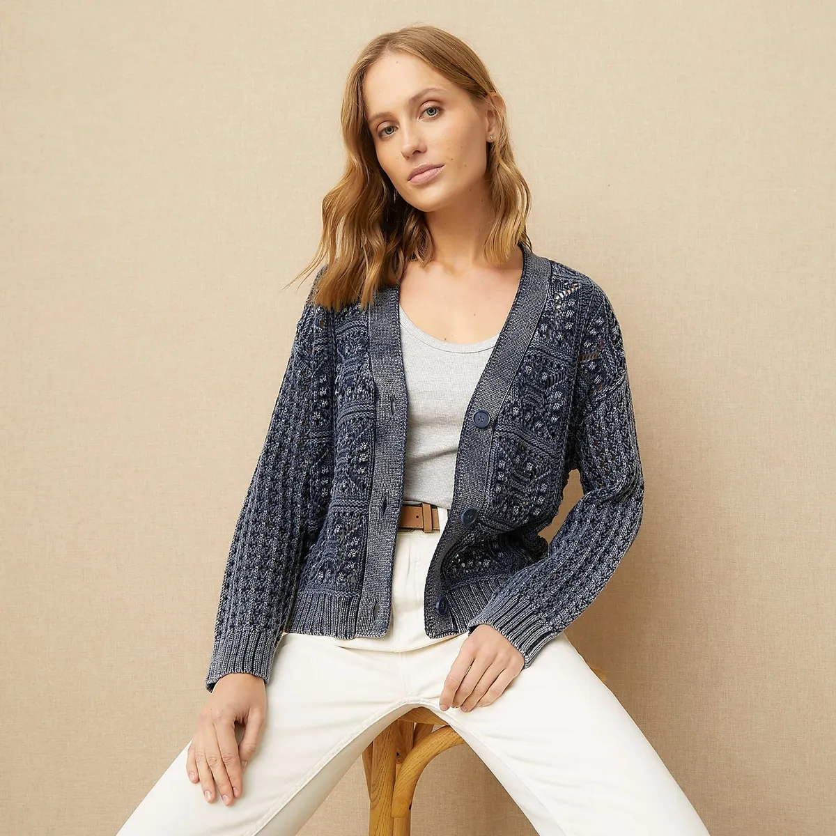 UNIVERSITY CLUB - Chompa Algodón Mujer University Club