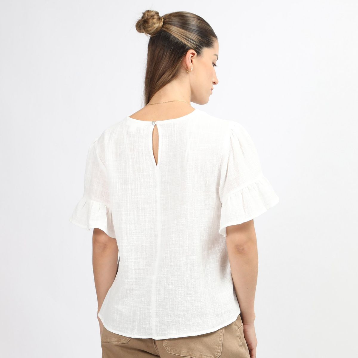 UNIVERSITY CLUB - Blusa Casual 100% Algodón Mujer University Club