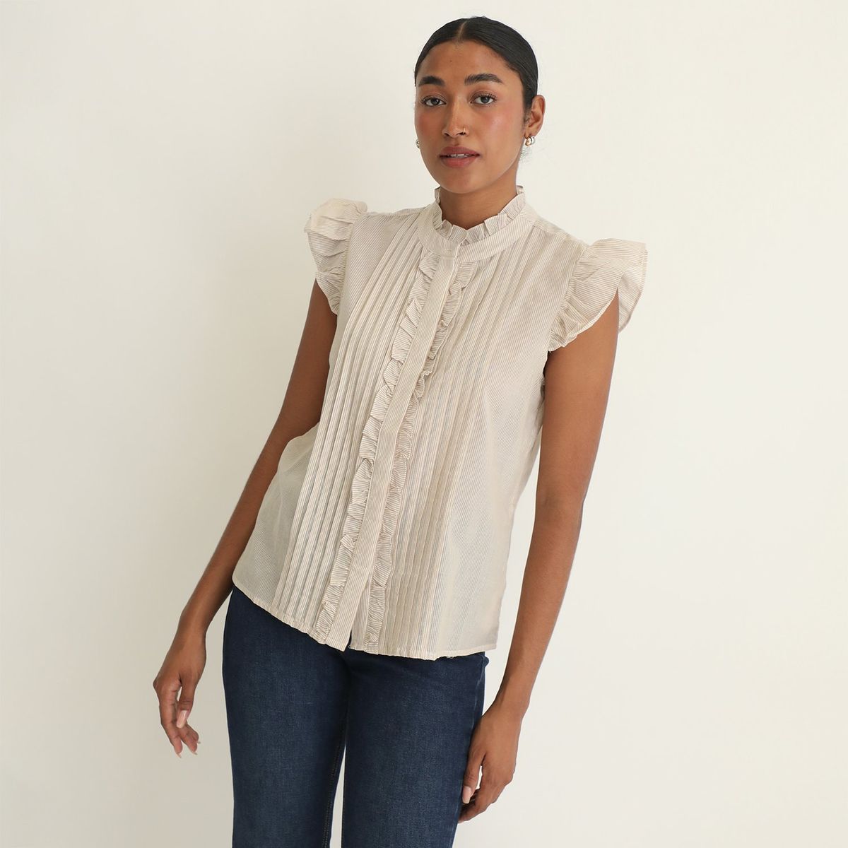 UNIVERSITY CLUB - Blusa Manga Corta 100% Algodón Mujer University Club