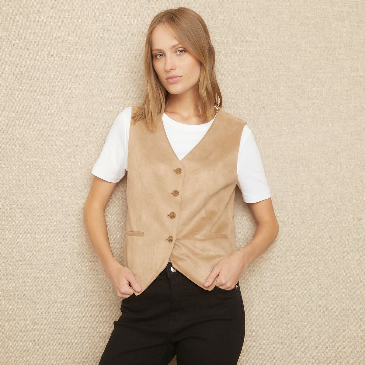 UNIVERSITY CLUB - Chaleco Casual Mujer University Club