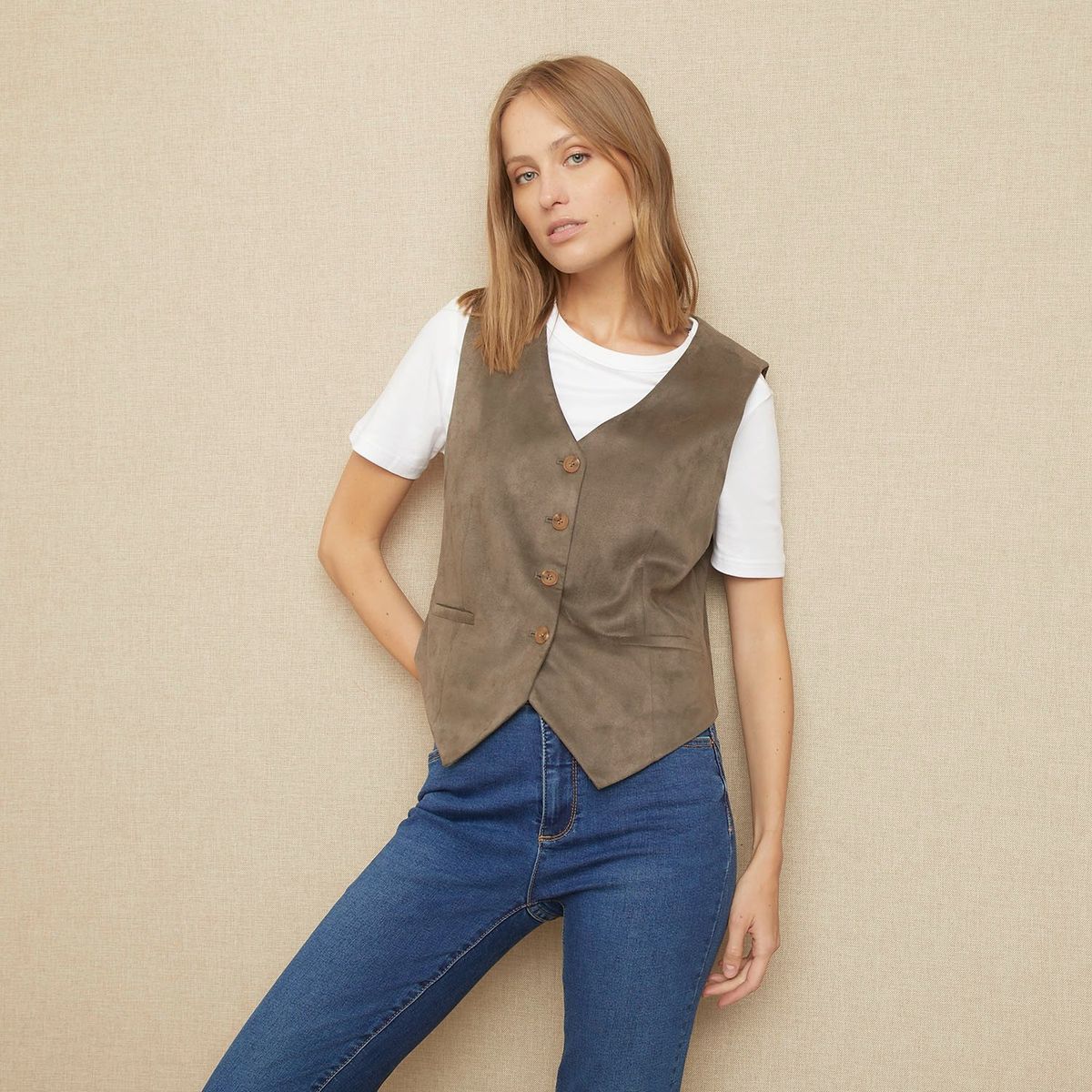 UNIVERSITY CLUB - Chaleco Casual Mujer University Club