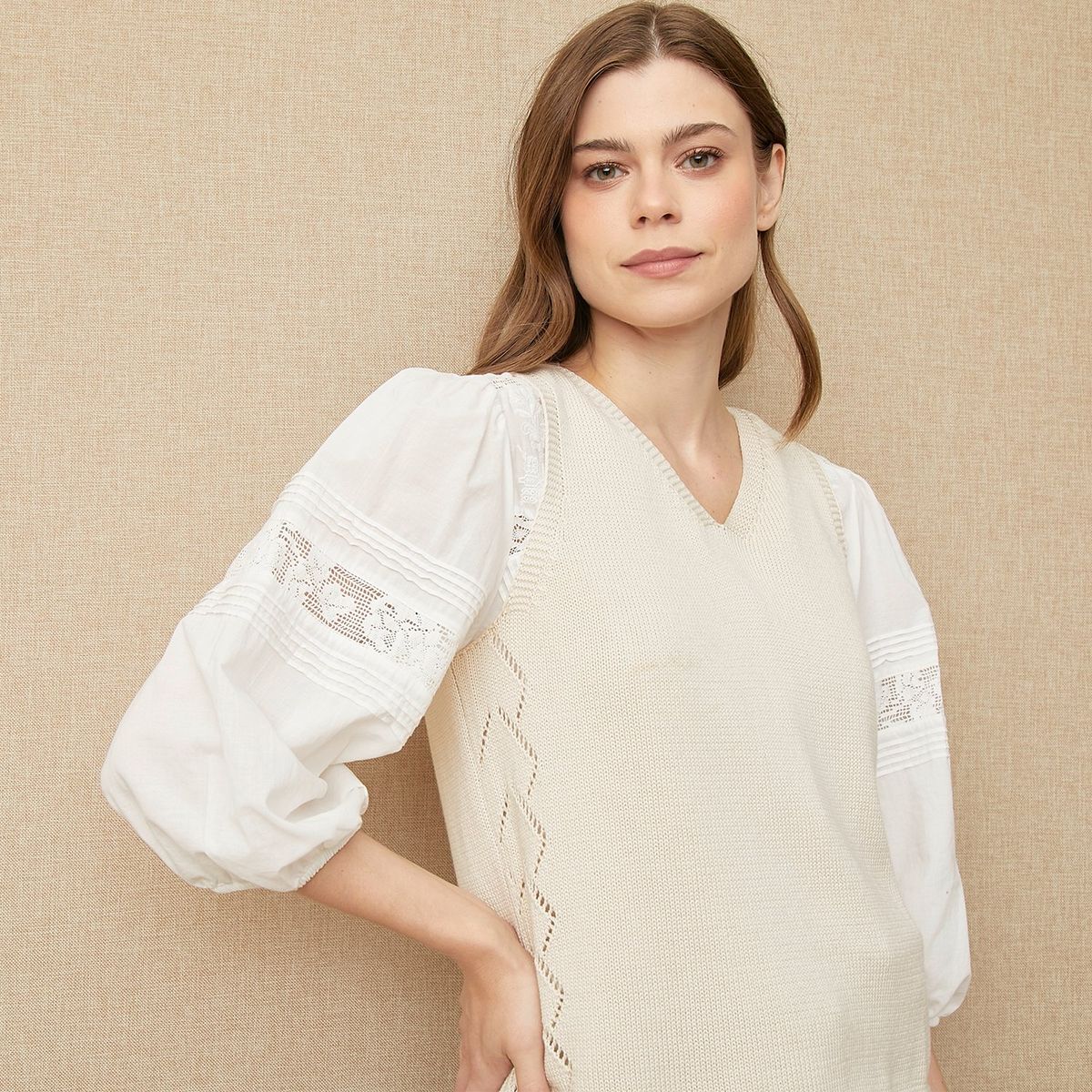 UNIVERSITY CLUB - Chaleco Algodón Mujer University Club