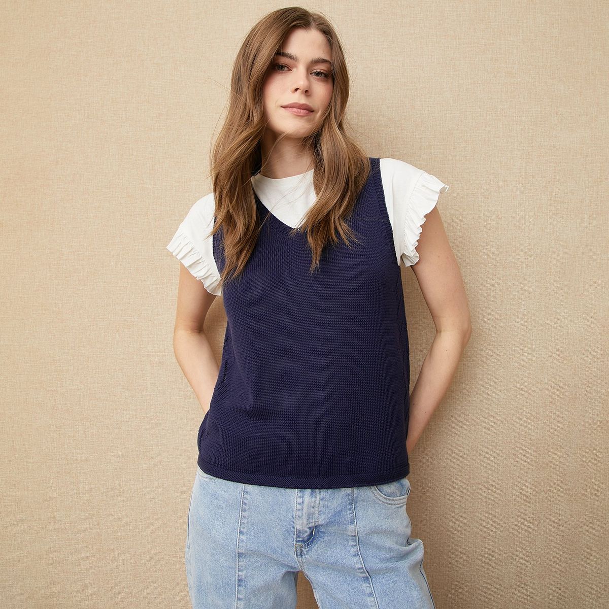 UNIVERSITY CLUB - Chaleco Algodón Mujer University Club