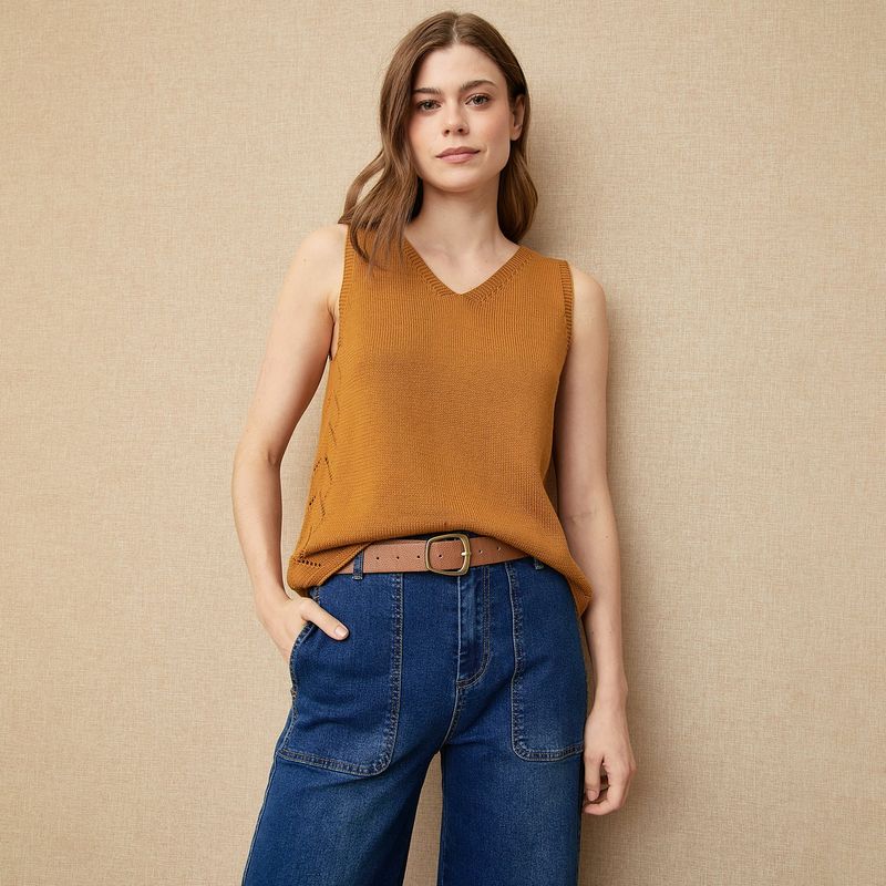 UNIVERSITY CLUB - Chaleco Algodón Mujer University Club