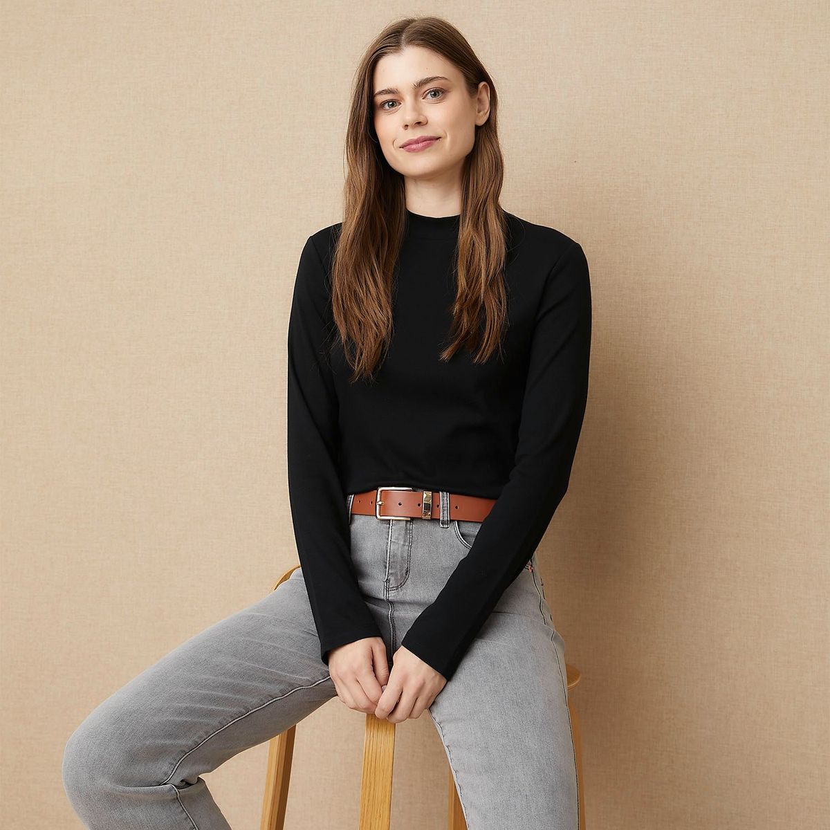 UNIVERSITY CLUB - Polo Manga Larga Algodón Mujer University Club