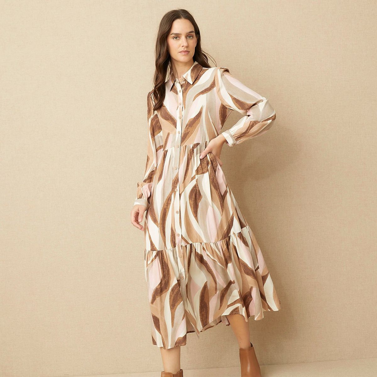 UNIVERSITY CLUB - Vestido Largo Casual Mujer University Club