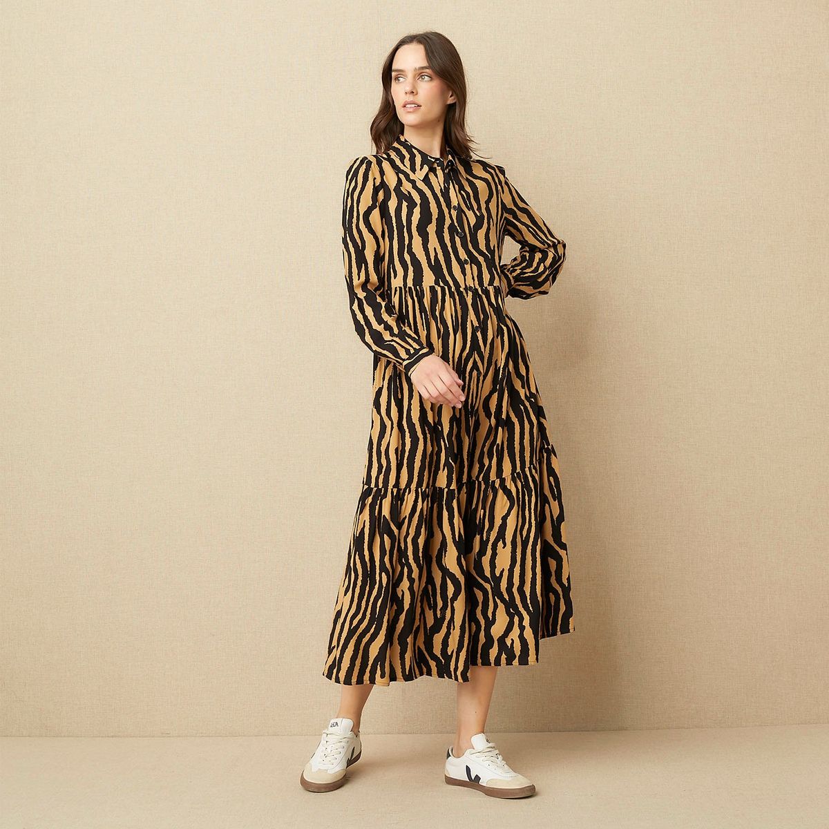 UNIVERSITY CLUB - Vestido Largo Casual Mujer University Club