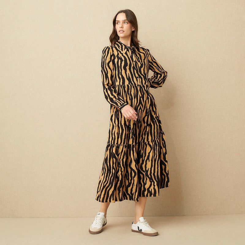 UNIVERSITY CLUB - Vestido Largo Casual Mujer University Club