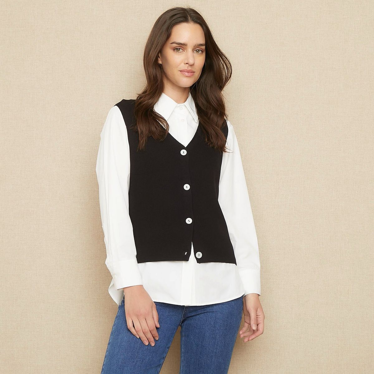 UNIVERSITY CLUB - Chaleco Casual Mujer University Club