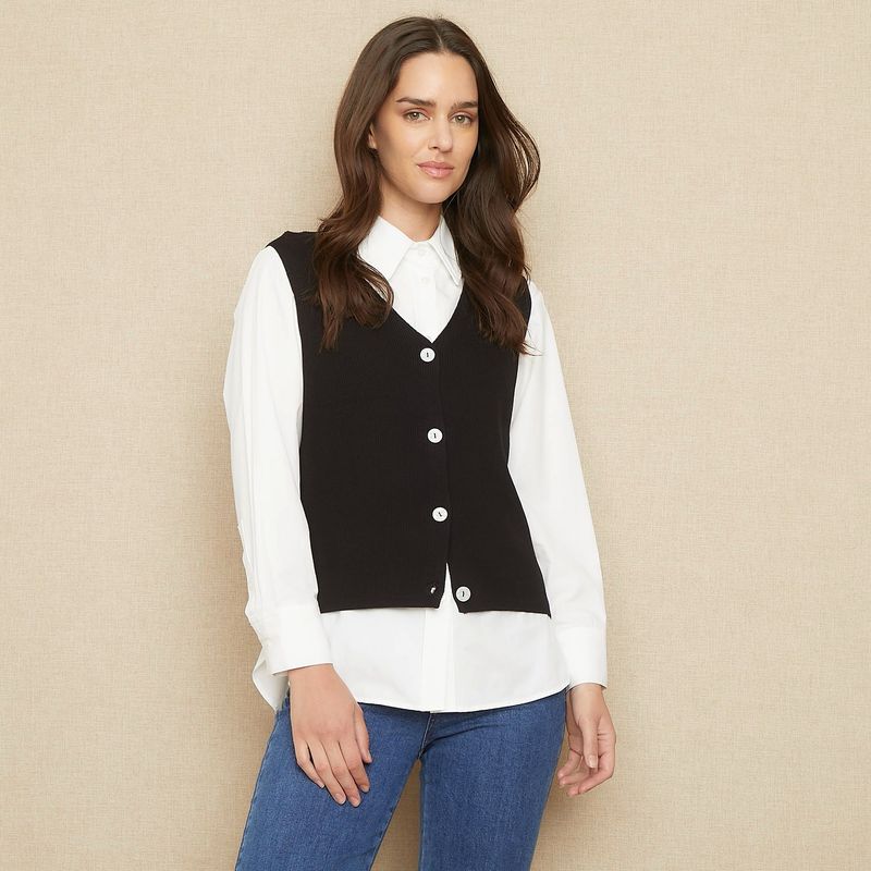 UNIVERSITY CLUB - Chaleco Casual Mujer University Club