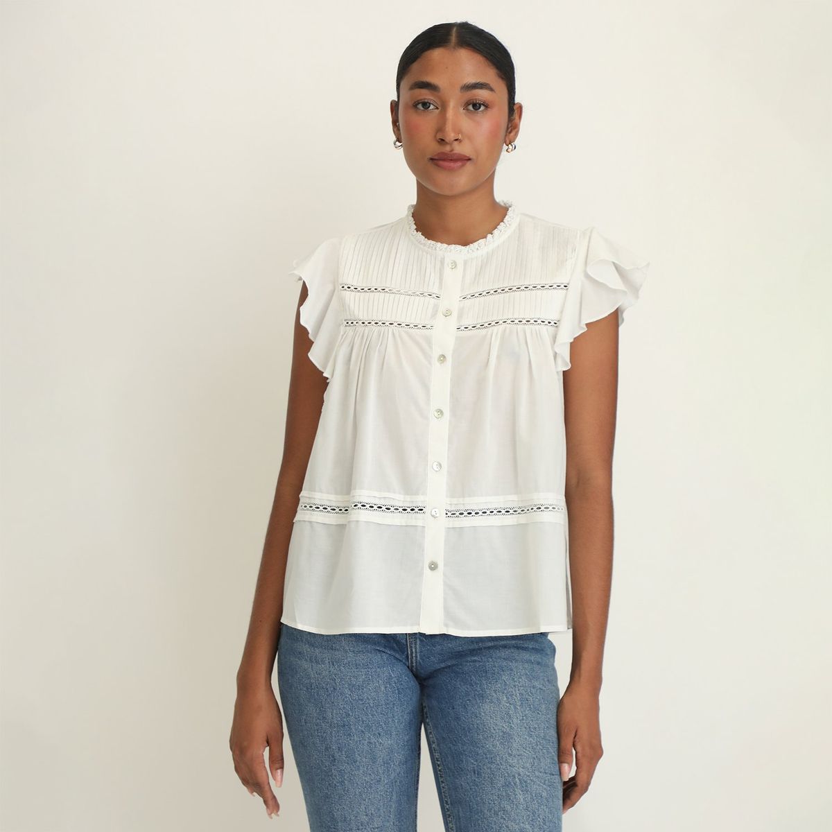 UNIVERSITY CLUB - Blusa Casual 100% Algodón Mujer University Club