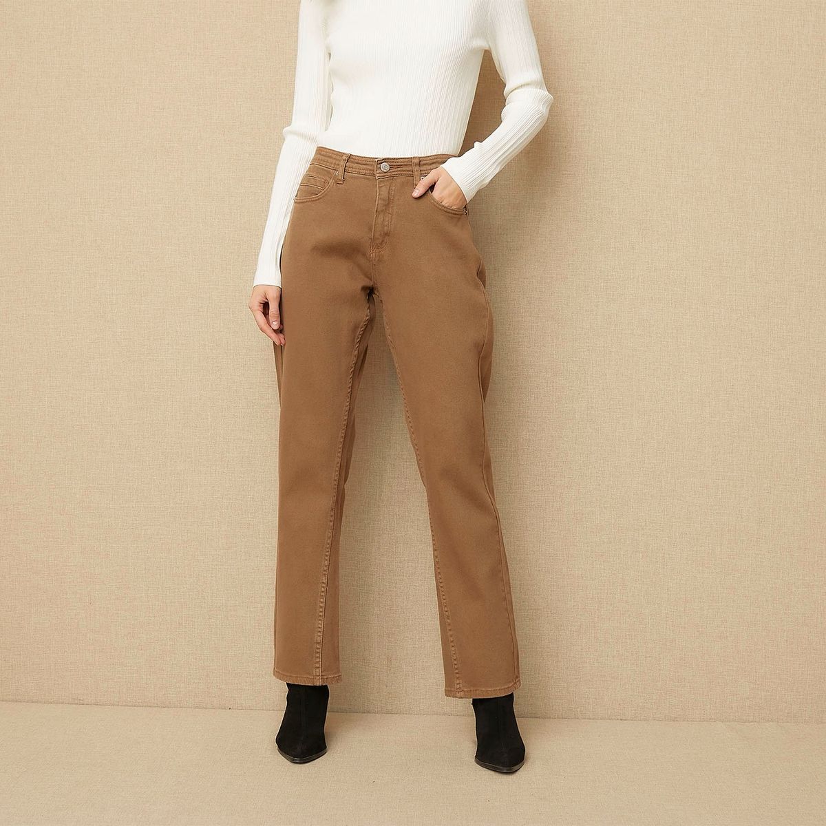 UNIVERSITY CLUB - Pantalón Flare Algodón Mujer University Club