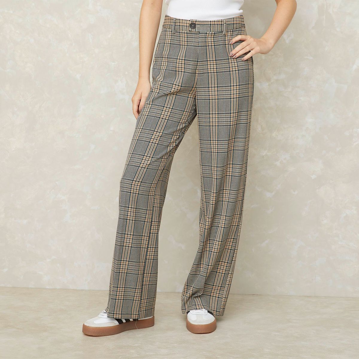 SYBILLA - Pantalón Recto Casual Mujer Sybilla