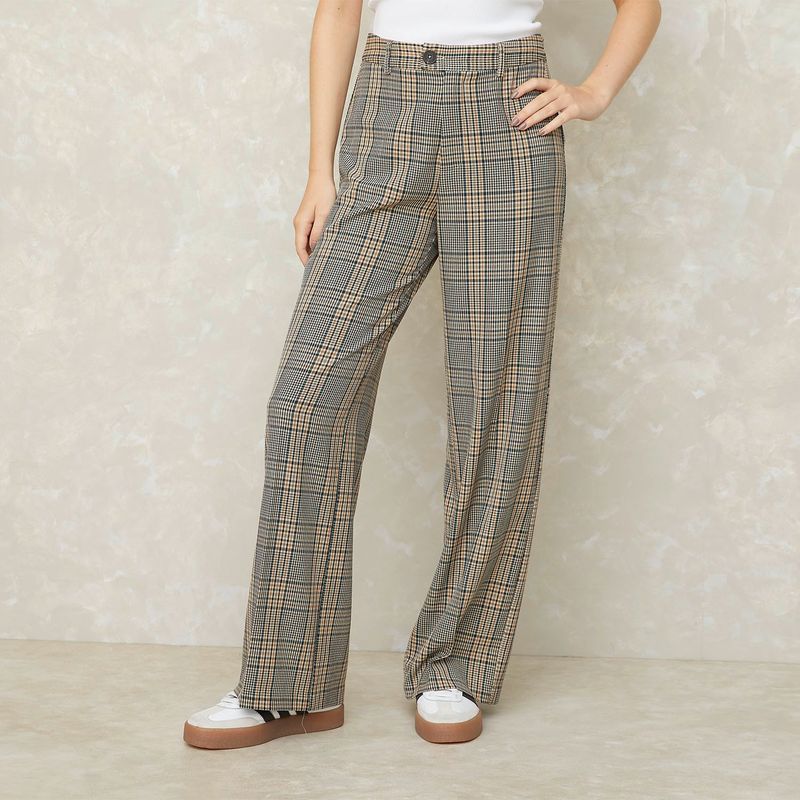 SYBILLA - Pantalón Recto Casual Mujer Sybilla