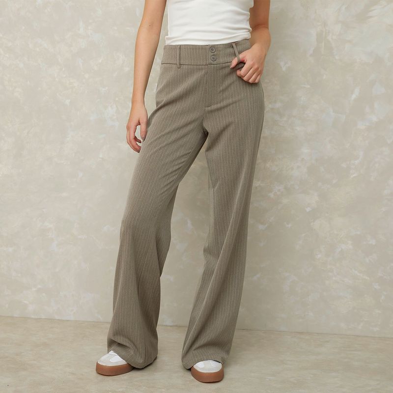 SYBILLA - Pantalón Flare Casual Mujer Sybilla