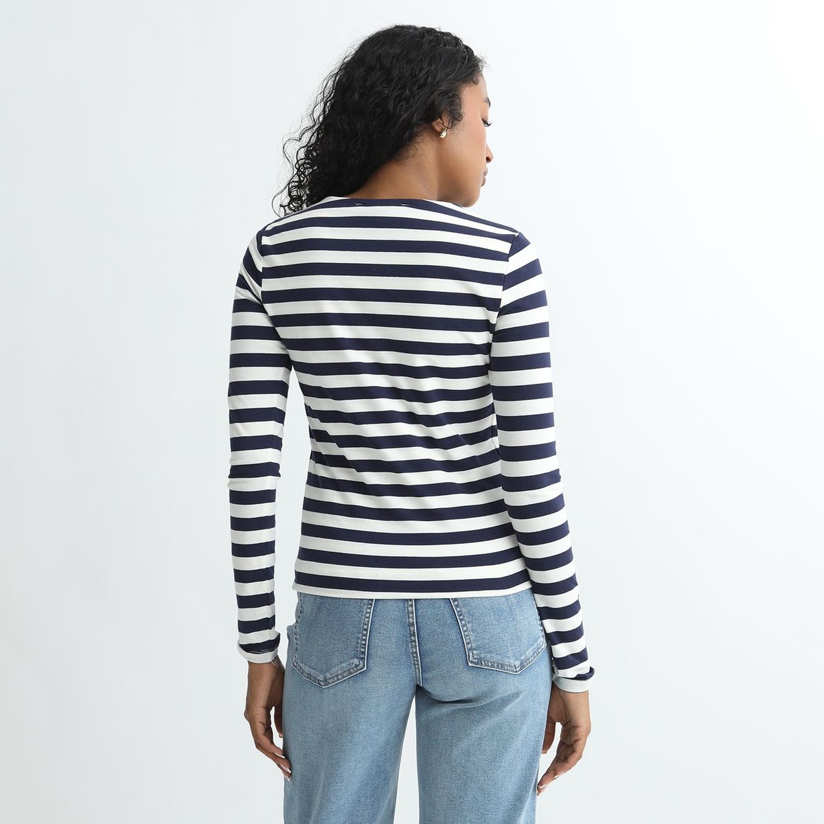 BASEMENT - Polo Manga Larga Algodón Mujer Basement