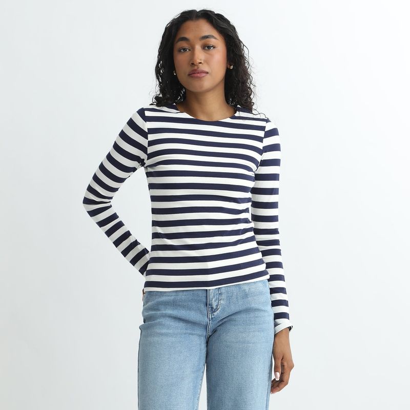 BASEMENT - Polo Manga Larga Algodón Mujer Basement