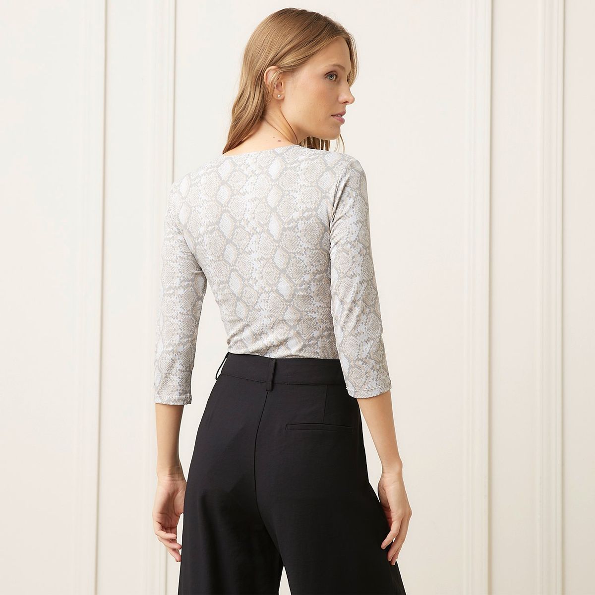 BASEMENT - Polo Manga 3/4 Mujer Basement