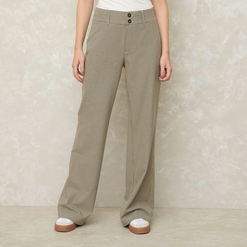 SYBILLA - Pantalón Flare Casual Mujer Sybilla