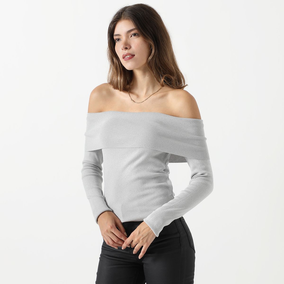 MOSSIMO - Polo Manga Larga Casual Mujer Mossimo