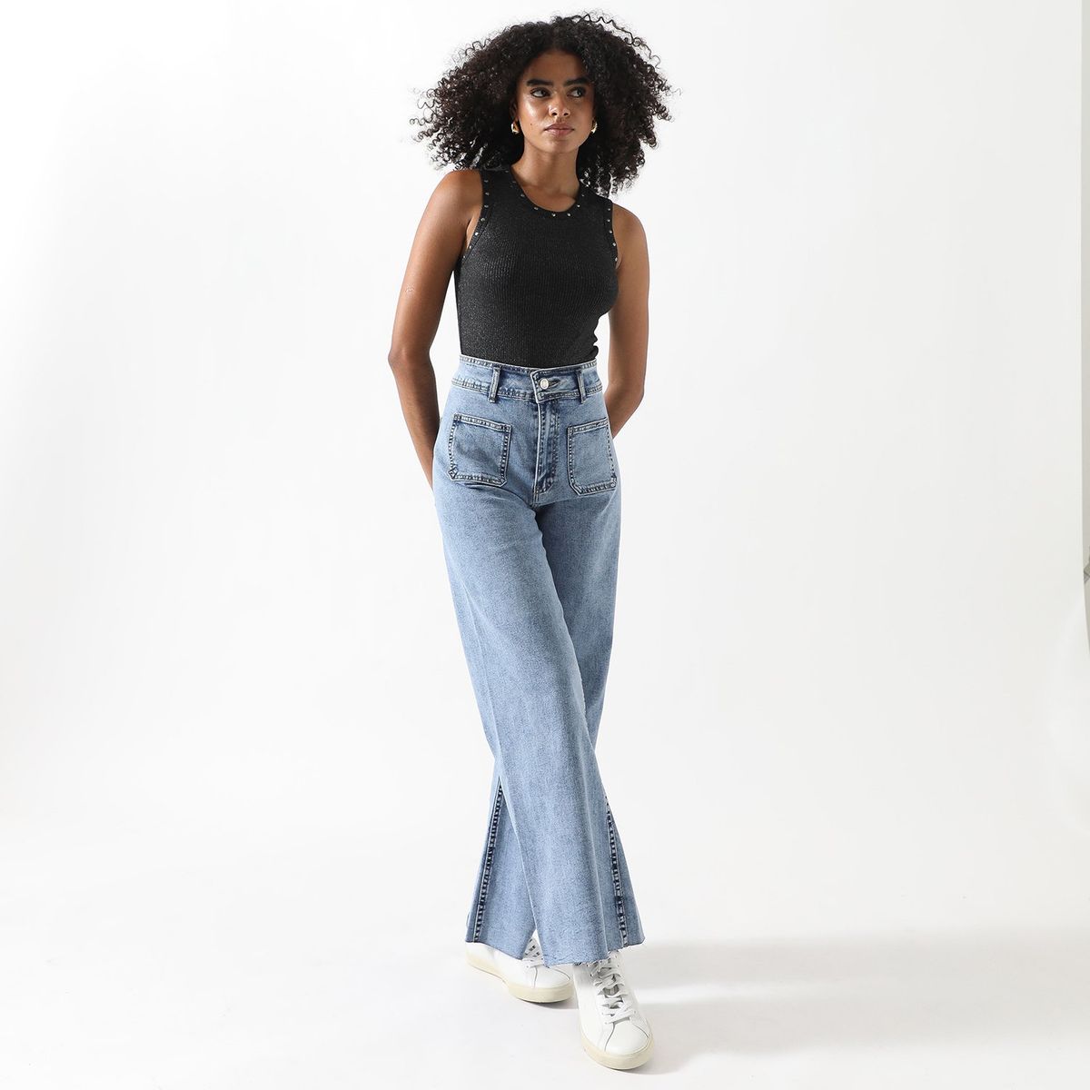 SYBILLA - Jean Casual Algodón Mujer Sybilla