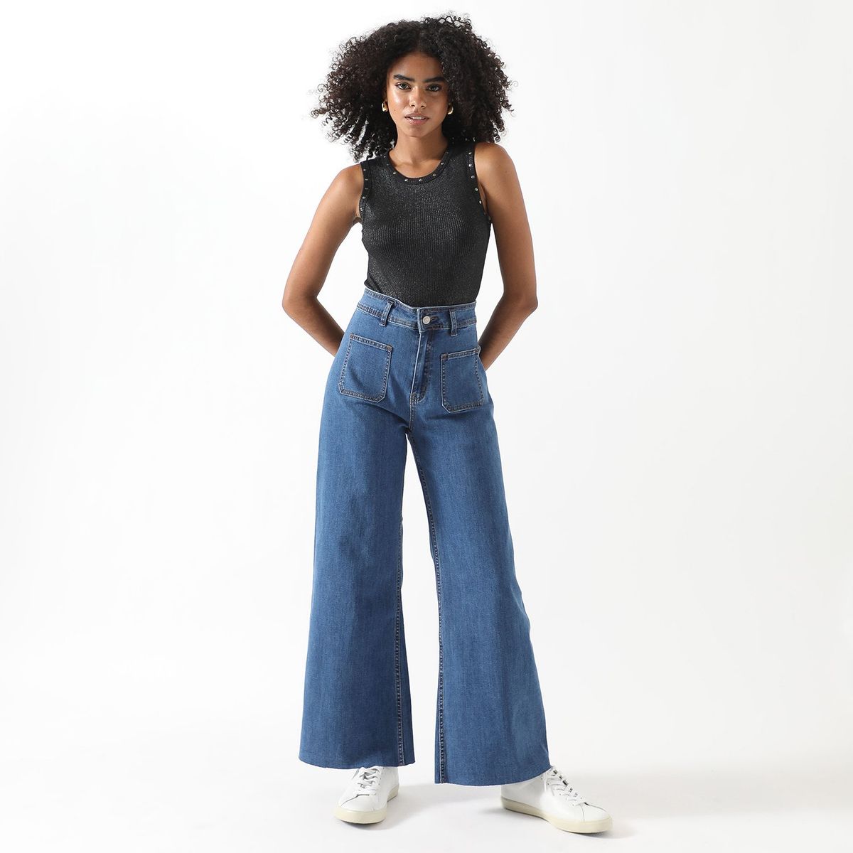 SYBILLA - Jean Casual Algodón Mujer Sybilla