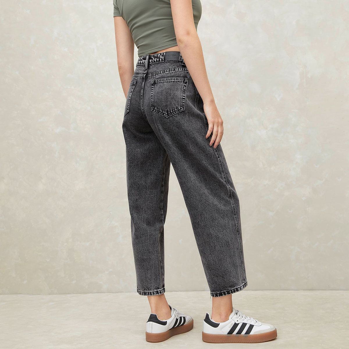 SYBILLA - Jean Balloon Algodón Mujer Sybilla