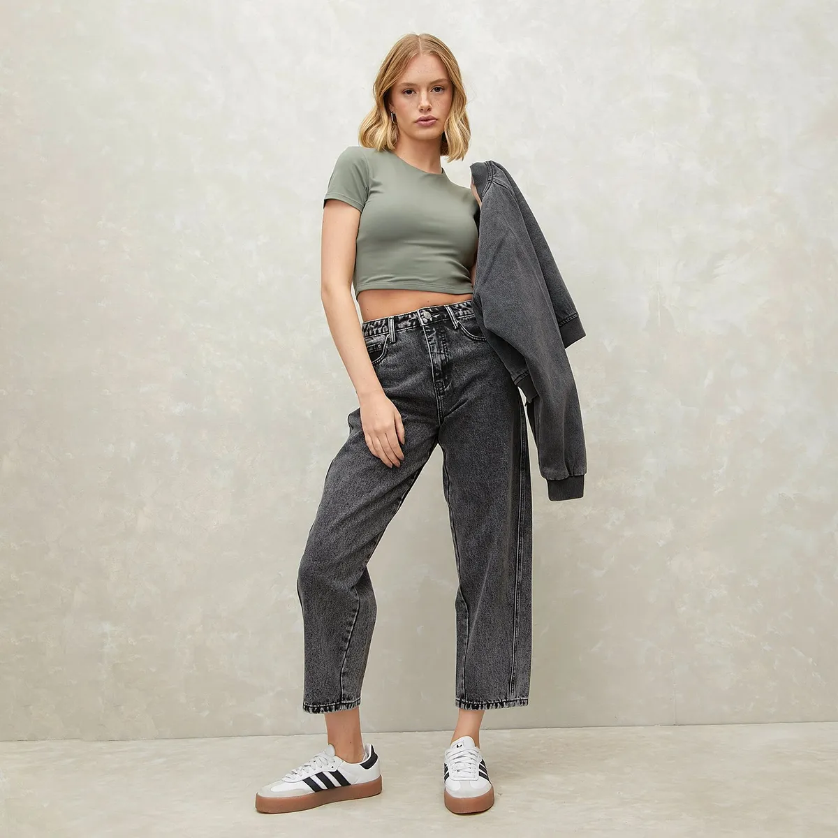 SYBILLA - Jean Balloon Algodón Mujer Sybilla