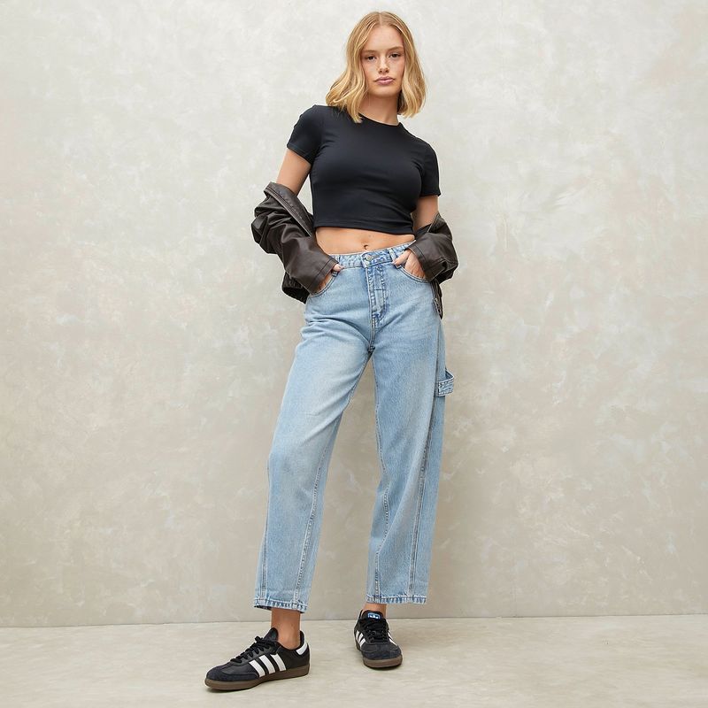 SYBILLA - Jean Balloon Algodón Mujer Sybilla